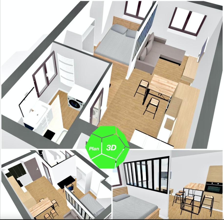 Oasis Au Coeur De Ville Sens Ngoại thất bức ảnh